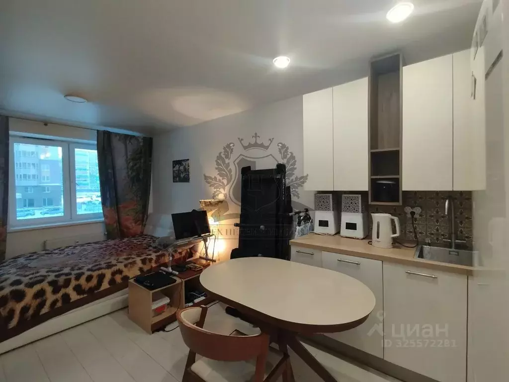 Студия Ленинградская область, Мурино Всеволожский район, ул. ... - Фото 1