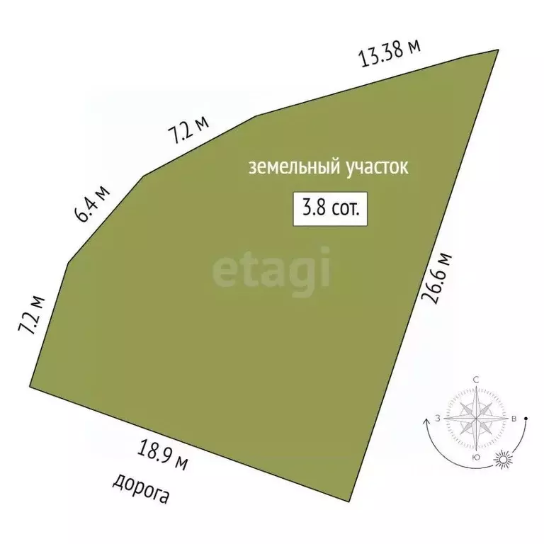 Участок в Крым, Ялта муниципальный округ, Форос пгт ул. Северная (3.8 ... - Фото 2