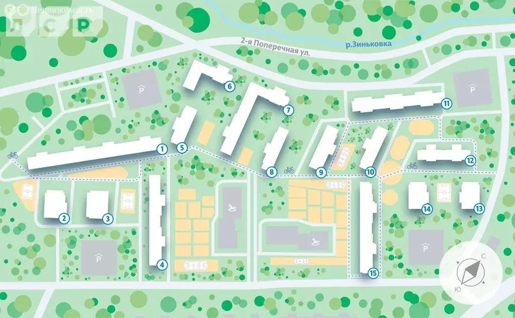 2-комнатная квартира: Ковалёво, улица Александра Разгонина, 1к1 (50.6 ... - Фото 1