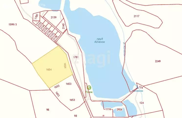 Участок в Алтайский район, Айский сельсовет, село Ая (350 м) - Фото 1