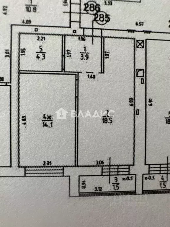 1-к кв. Калининградская область, Калининград Закатная ул., 29к1 (42.3 ... - Фото 2