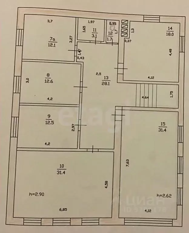Дом в Татарстан, Казань ул. 4-я Куземетьевская, 4Б (410 м) - Фото 2