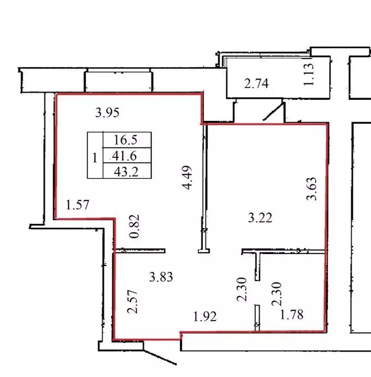 1-к кв. Костромская область, Кострома ул. Ленина, 116 (43.0 м) - Фото 0