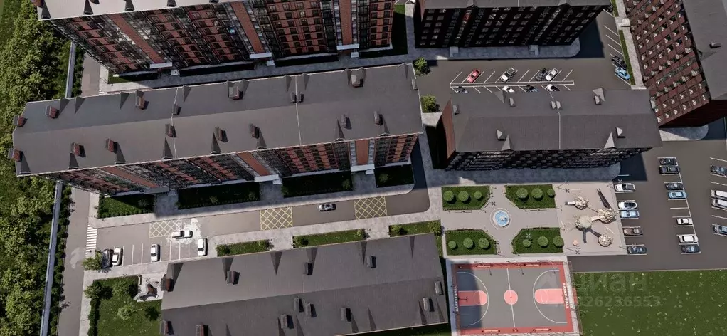 Свободной планировки кв. Кабардино-Балкария, Нальчик  (37.6 м) - Фото 2