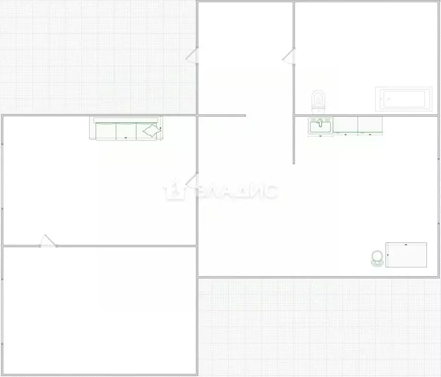 2-к кв. Пензенская область, Шемышейка пгт ул. Советская, 7 (44.0 м) - Фото 1