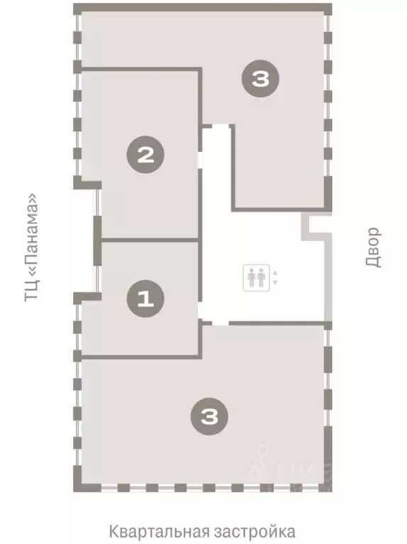 2-к кв. Тюменская область, Тюмень Мысовская ул., 26к1 (64.95 м) - Фото 2