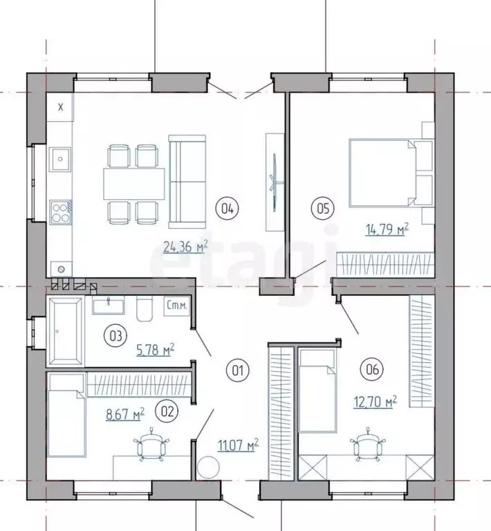 Дом в Кострома, Заволжский район (100 м) - Фото 2