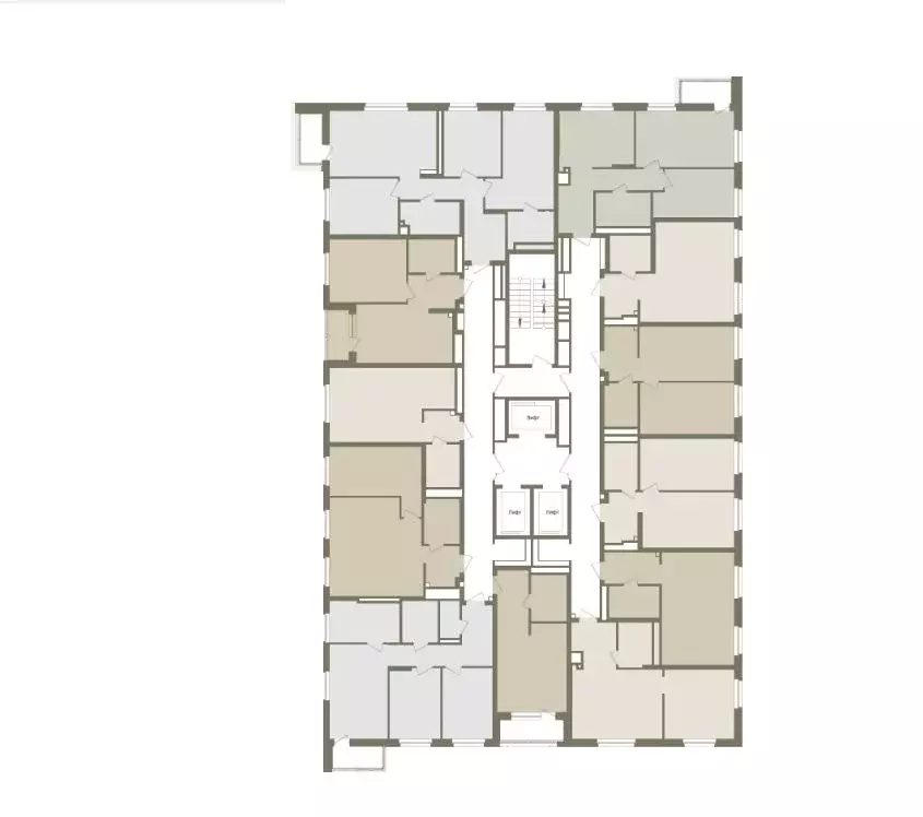 1-к кв. Башкортостан, Уфа Родина Парк жилой комплекс (34.0 м) - Фото 1