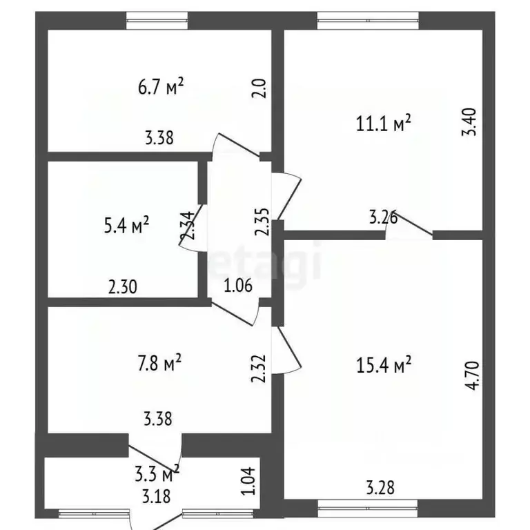 Офис в Тюменская область, Уватский муниципальный округ, пос. Туртас ... - Фото 2