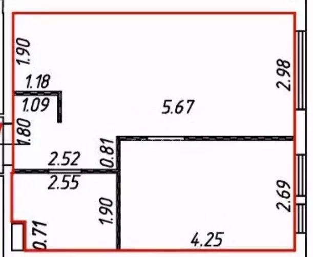 2-к кв. Москва Кронштадтский бул., 9к6 (38.0 м) - Фото 2