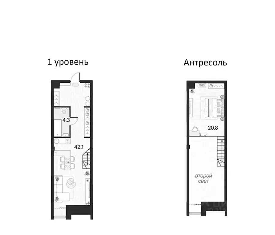 1-к кв. Санкт-Петербург Серебристый бул., 18К1 (67.1 м) - Фото 1