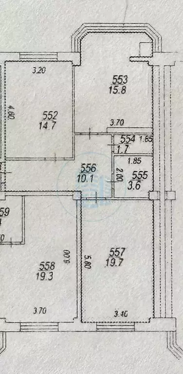 2-к кв. Ставропольский край, Ессентуки ул. Шмидта, 100 (65.6 м) - Фото 2