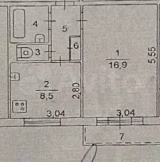 1-к. квартира, 33 м, 4/10 эт. - Фото 0