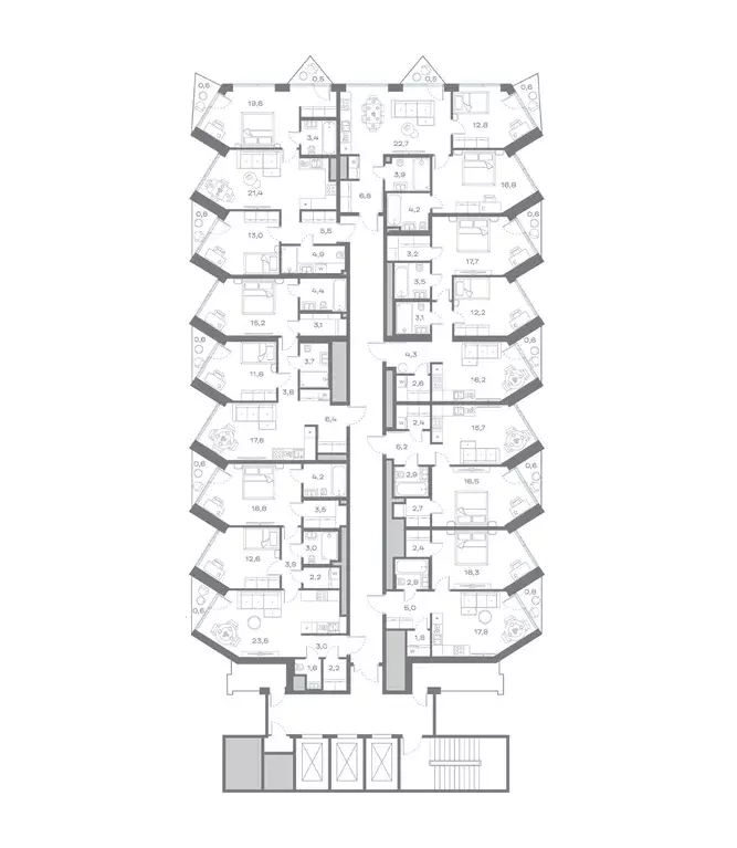 2-к кв. Москва Крылатская ул., 23 (69.38 м) - Фото 1