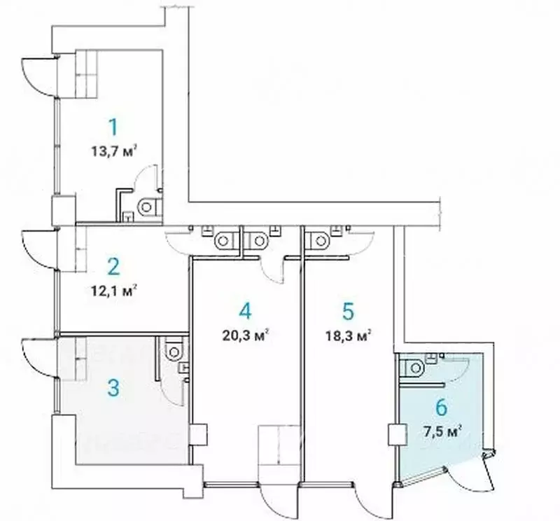 Офис (7 м) - Фото 1