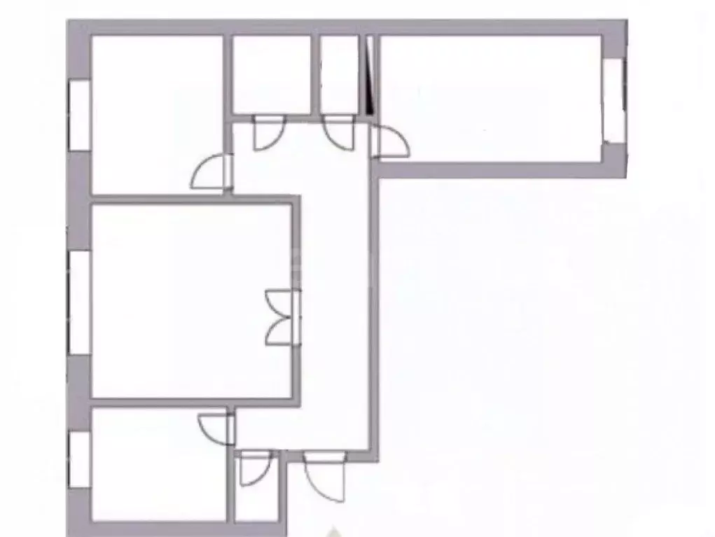 3-к кв. Курганская область, Курган Черемухово мкр, ул. Космонавтов, 6 ... - Фото 2