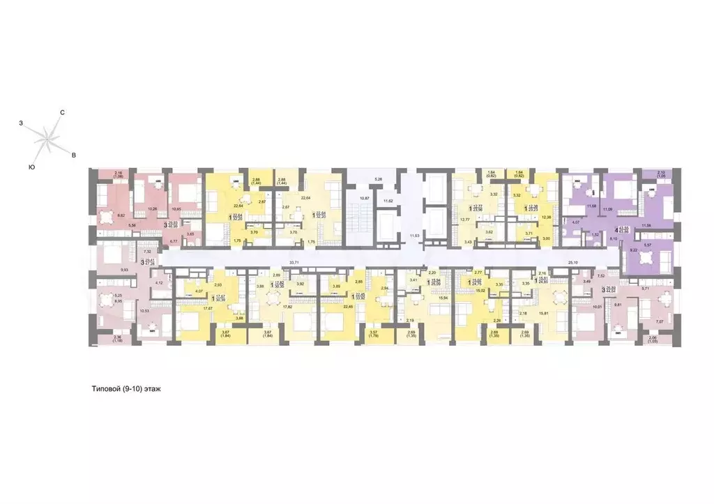 Квартира-студия, 24 м, 10/27 эт. - Фото 1
