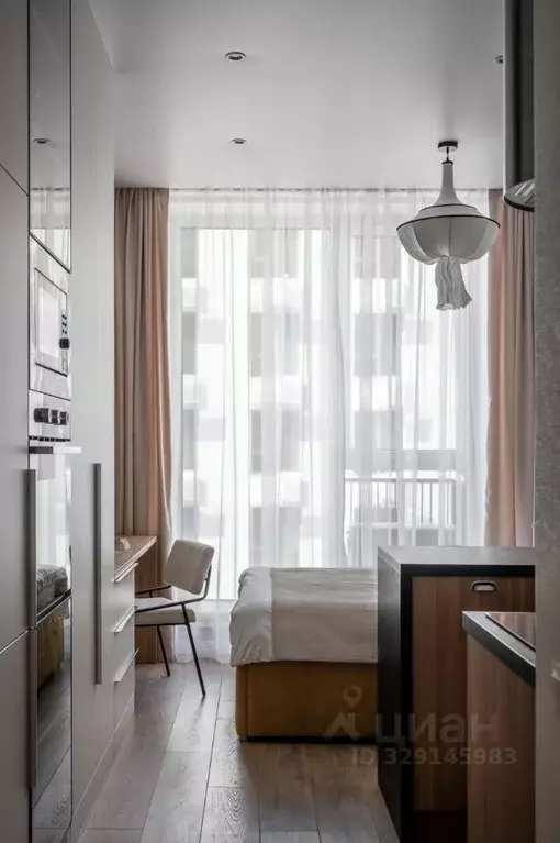 Студия Москва Автомобильный проезд, 4 (22.2 м) - Фото 2
