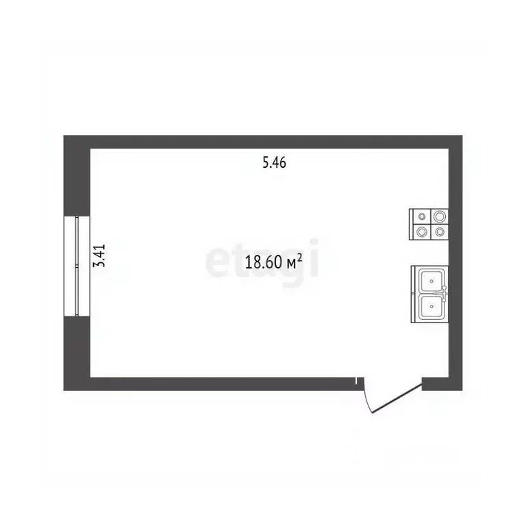 Комната Башкортостан, Стерлитамак ул. Нагуманова, 25Е (18.6 м) - Фото 2