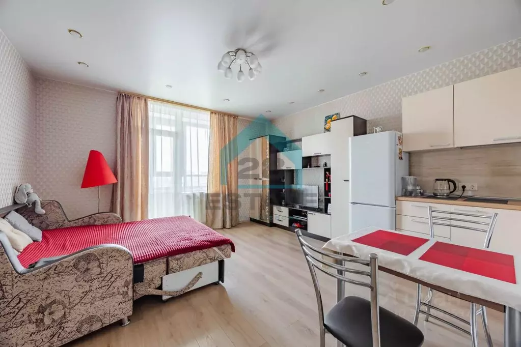 Студия Санкт-Петербург ул. Обручевых, 5 (32.3 м) - Фото 1