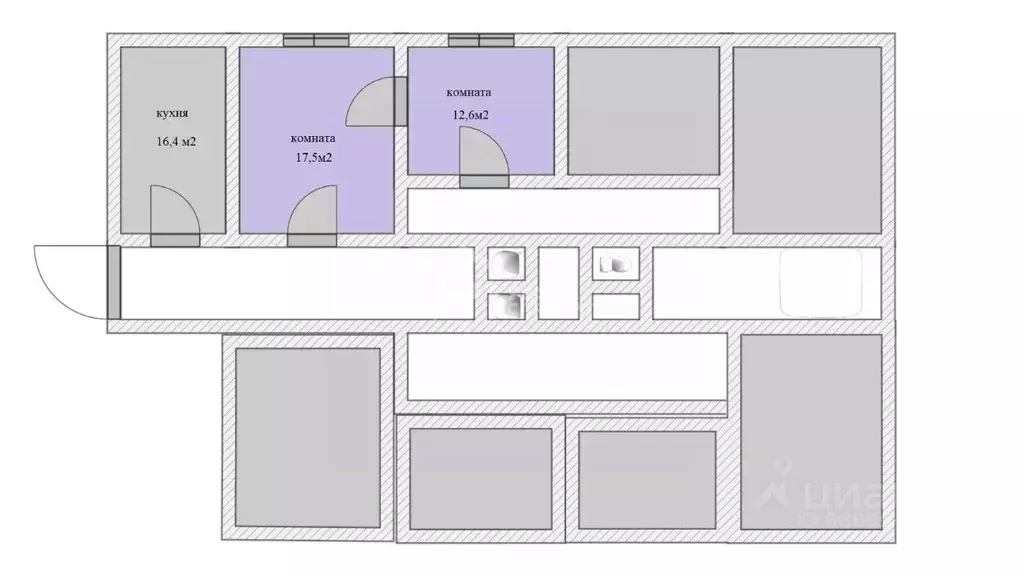 Комната Санкт-Петербург, Санкт-Петербург, Петергоф ул. Володи ... - Фото 2