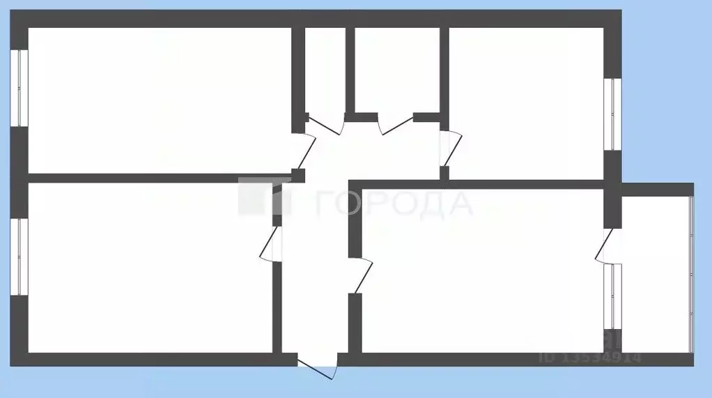 3-к кв. Алтайский край, Барнаул Новоугольная ул., 24 (50.2 м) - Фото 1