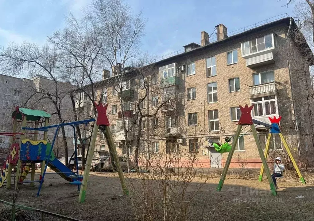 Комната Хабаровский край, Хабаровск Ургальская ул., 10 (9.5 м) - Фото 1