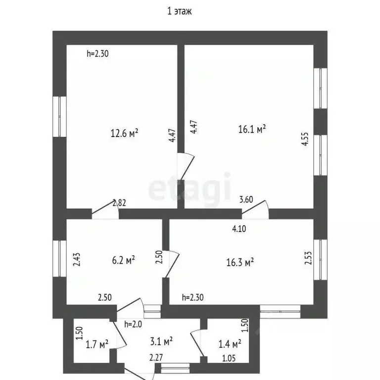 Дом в Крым, Бахчисарайский район, с. Песчаное ул. Речная, 30 (75 м) - Фото 2