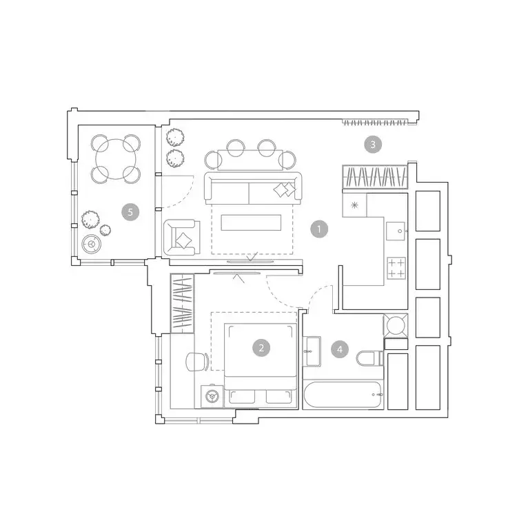 2-комнатная квартира: Москва, улица Миклухо-Маклая, 23 (45.7 м) - Фото 2