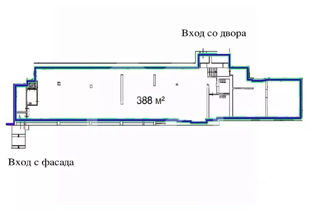 Помещение свободного назначения в Москва ул. Бочкова, 3 (388 м) - Фото 2