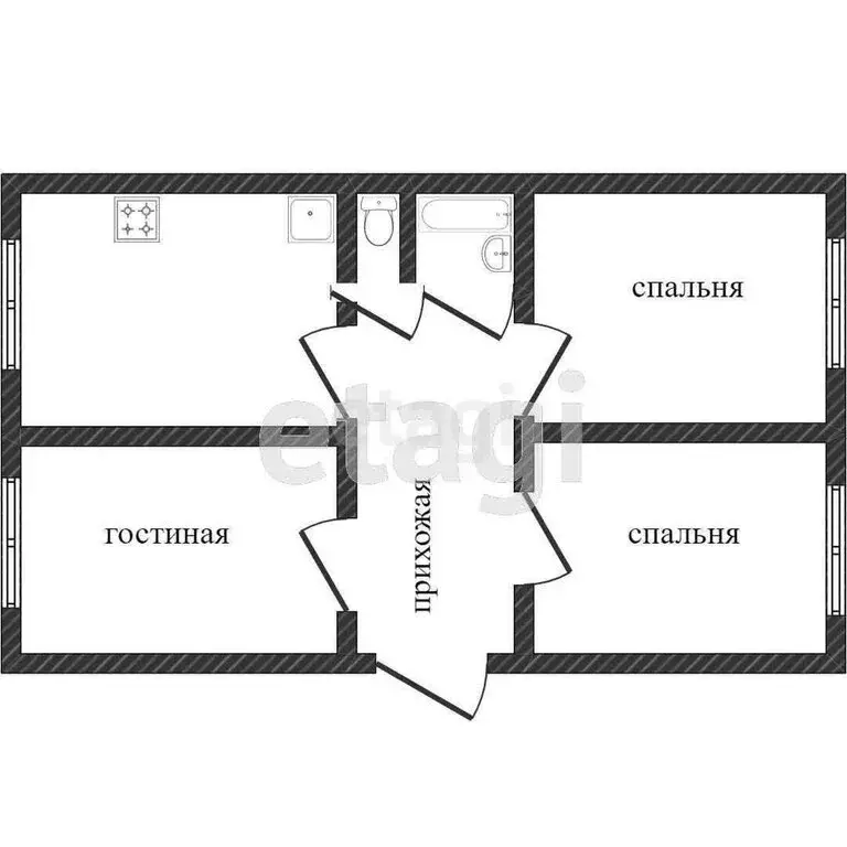 Дом в посёлок Увельский, Красноармейская улица (116.8 м) - Фото 1