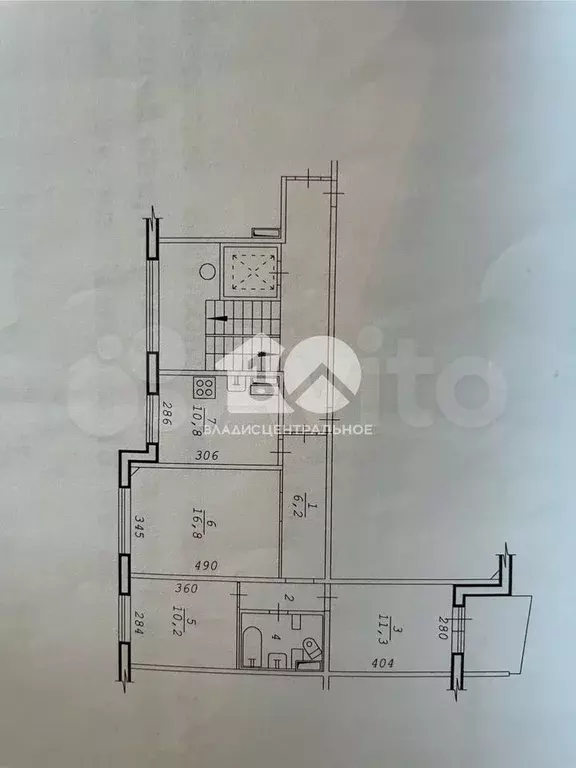 3-к. квартира, 62 м, 4/9 эт. - Фото 0