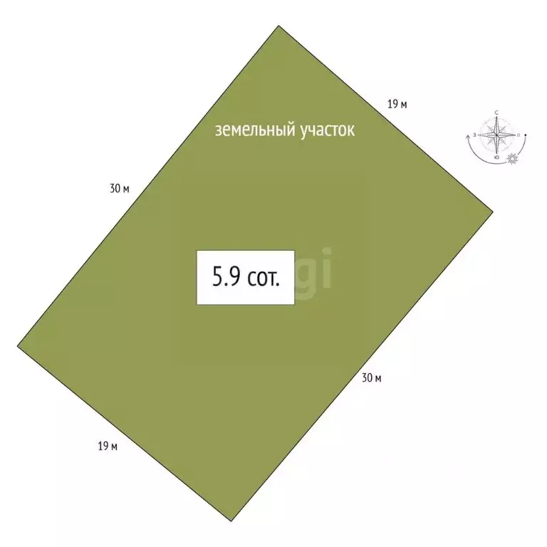 Участок в Новосибирская область, Бердск Марьин Лог СНТ, ул. 59-я (5.9 ... - Фото 2