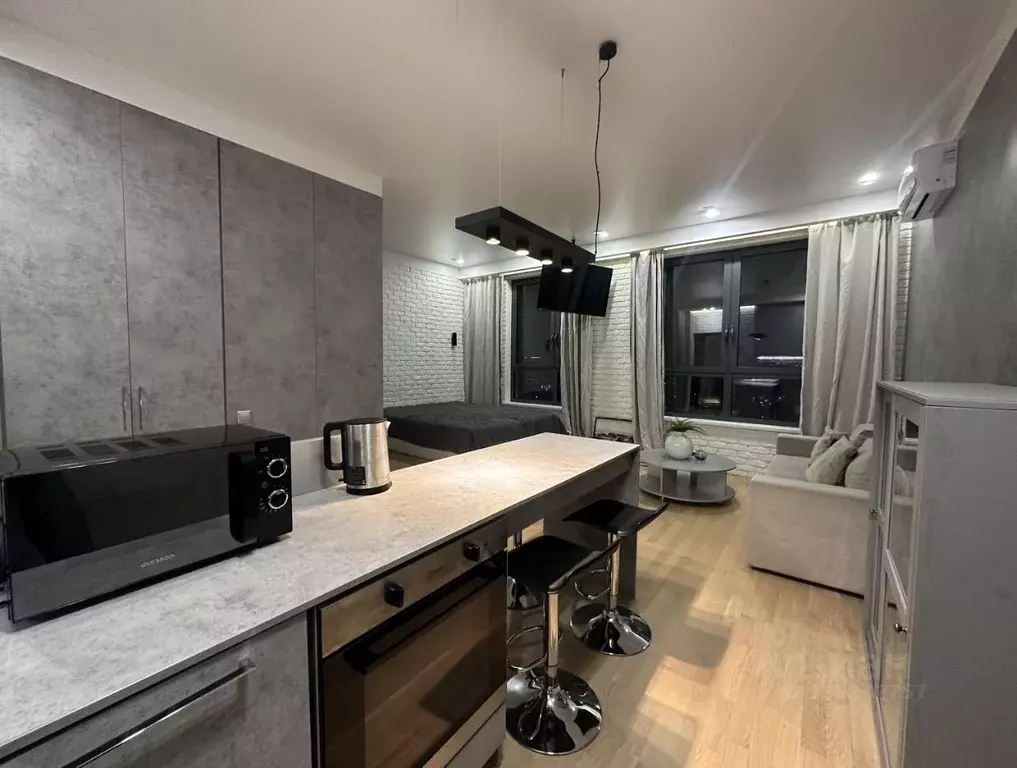 Студия Москва Береговой проезд, 5к1 (37.0 м) - Фото 2