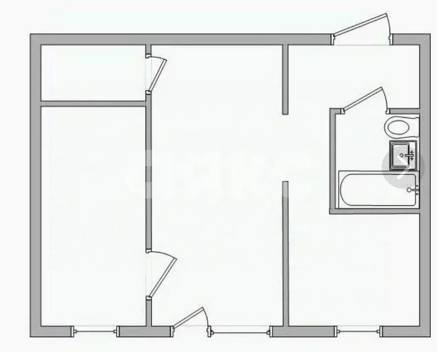 2-к кв. Московская область, Воскресенск городской округ, Фосфоритный ... - Фото 2