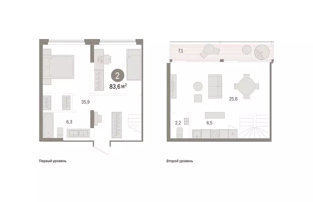 2-комнатная квартира: Тюмень, Причальная улица, 5 (83.64 м) - Фото 1
