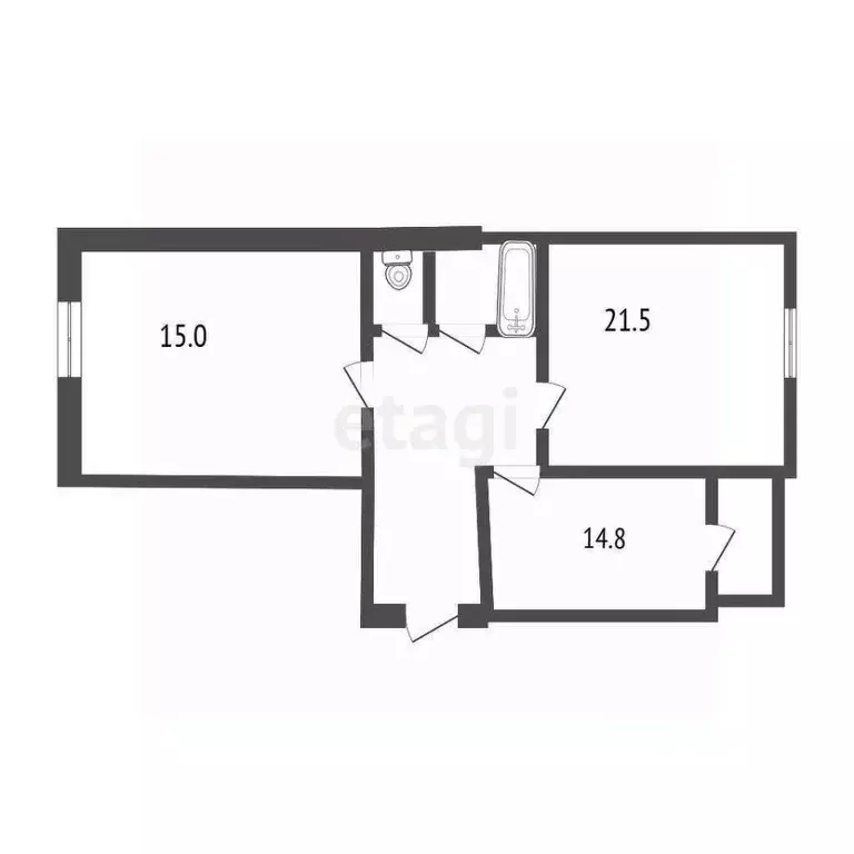 2-к кв. Белгородская область, Белгород ул. Лермонтова, 9а (69.0 м) - Фото 0
