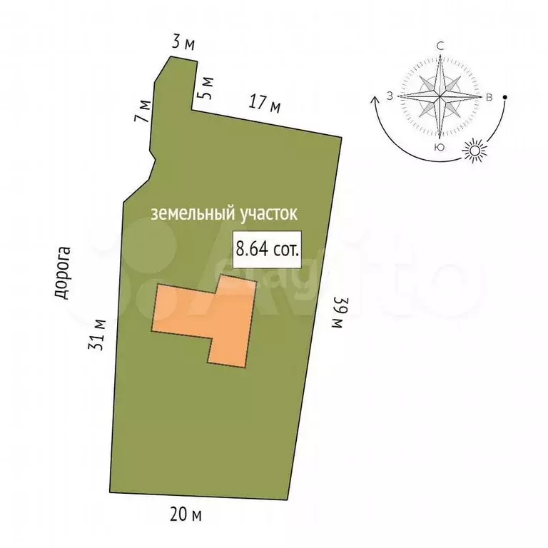 Дом 22 м на участке 8,6 сот. - Фото 0