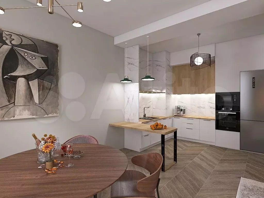 2-к. квартира, 80 м, 3/18 эт. - Фото 1