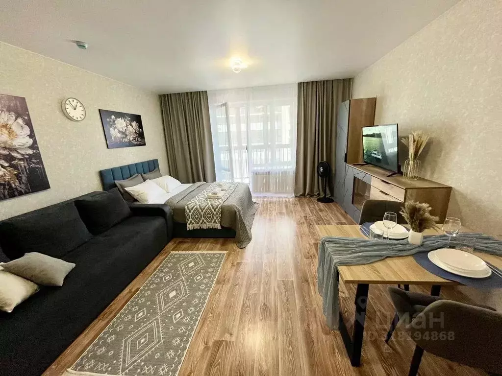 Студия Красноярский край, Красноярск ул. Дубровинского, 110Б (37.0 м) - Фото 0