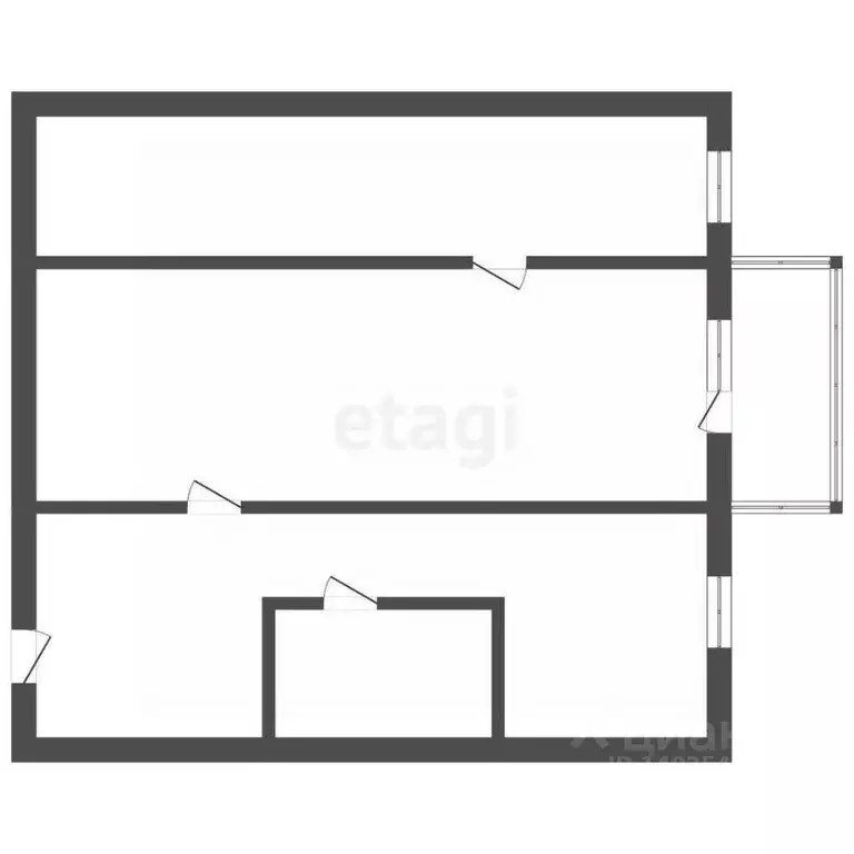 2-к кв. Владимирская область, Ковров ул. Белинского, 1/1 (41.0 м) - Фото 1