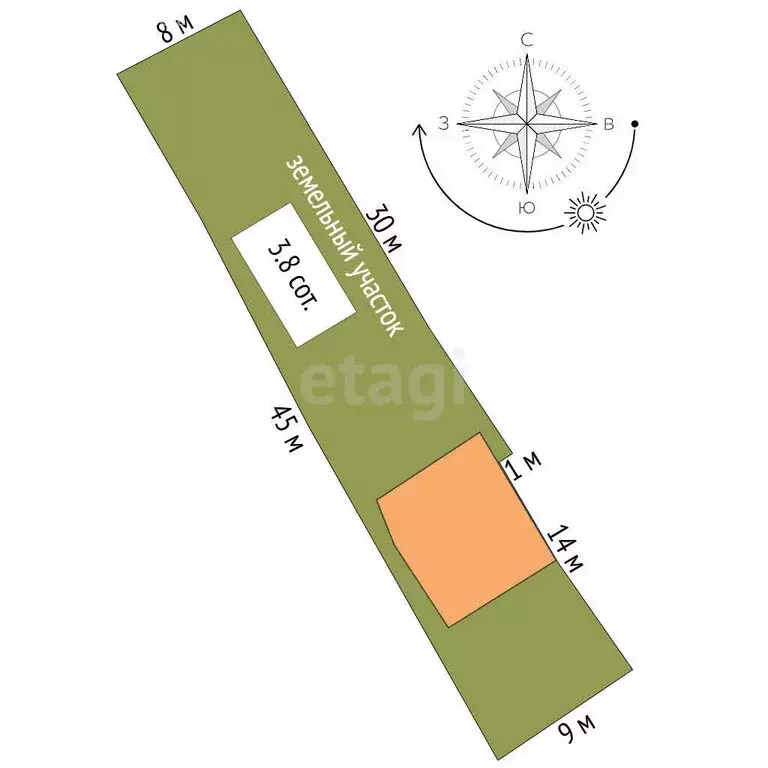 Участок в Тюмень, Ямская улица (3.8 м) - Фото 0
