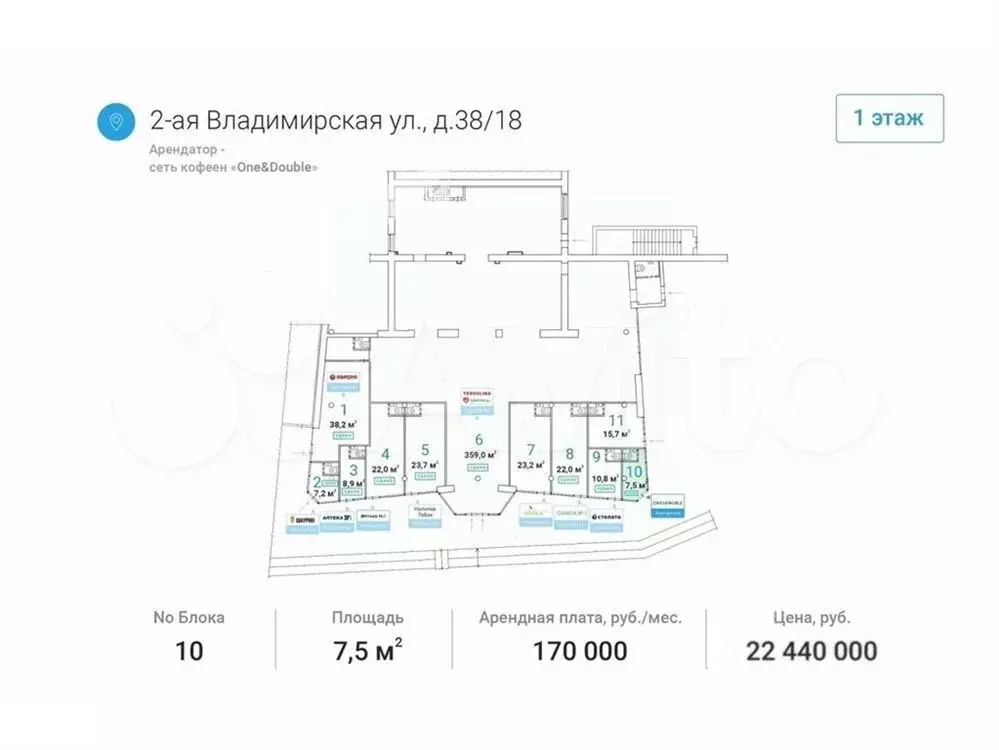 Продажа ПСН габ 7.5 м2 м.Перово в вао - Фото 0