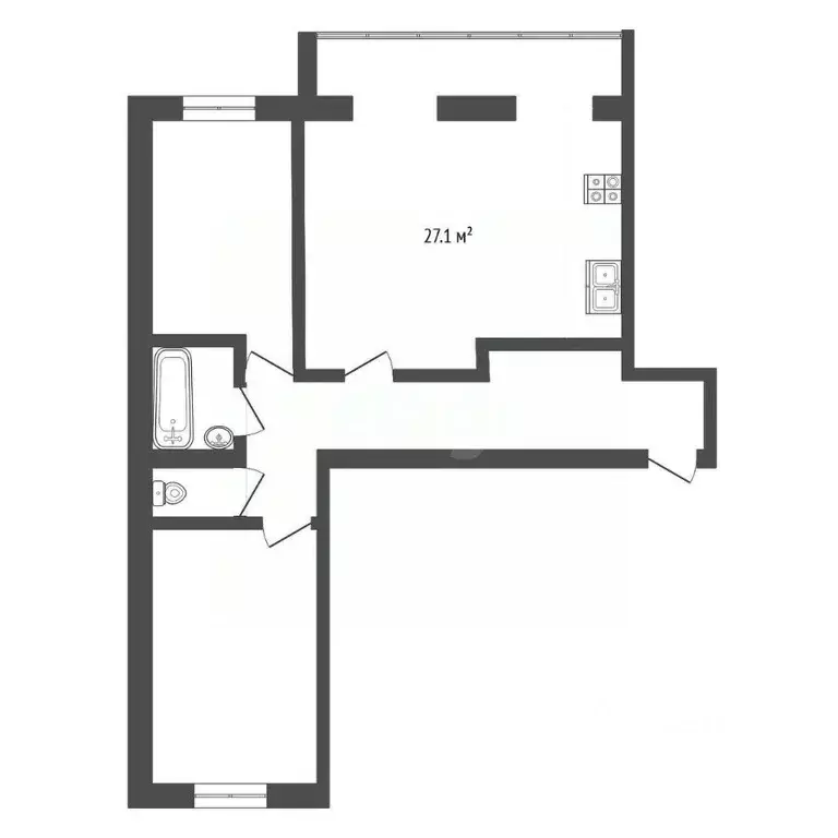 2-к кв. Архангельская область, Котлас просп. Мира, 11 (79.8 м) - Фото 2