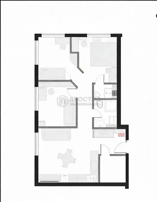 3-комнатная квартира: Москва, Ильменский проезд, 14к1 (63.4 м) - Фото 1