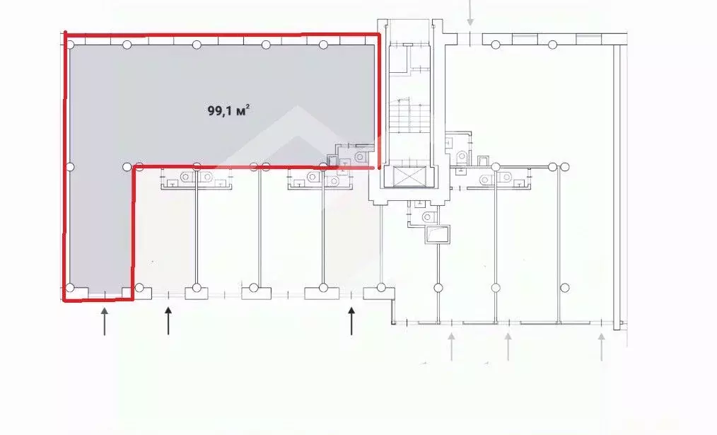 Помещение свободного назначения в Москва Планерная ул., 12К1 (99 м) - Фото 2