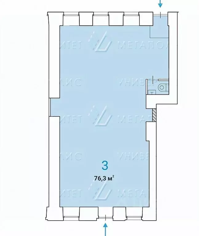 Офис в Москва Богословский пер., 16/6С1 (76 м) - Фото 1