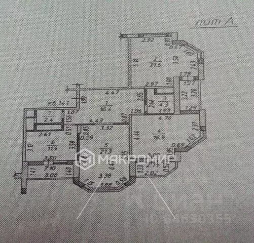 3-к кв. Орловская область, Орел Полесская ул., 57 (108.1 м) - Фото 1