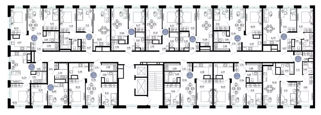2-к кв. Рязанская область, Рязань 9-10-й кв-л,  (46.18 м) - Фото 2