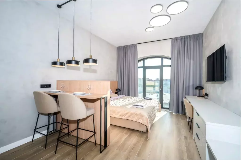 Студия Санкт-Петербург наб. Макарова, 58 (32.0 м) - Фото 0
